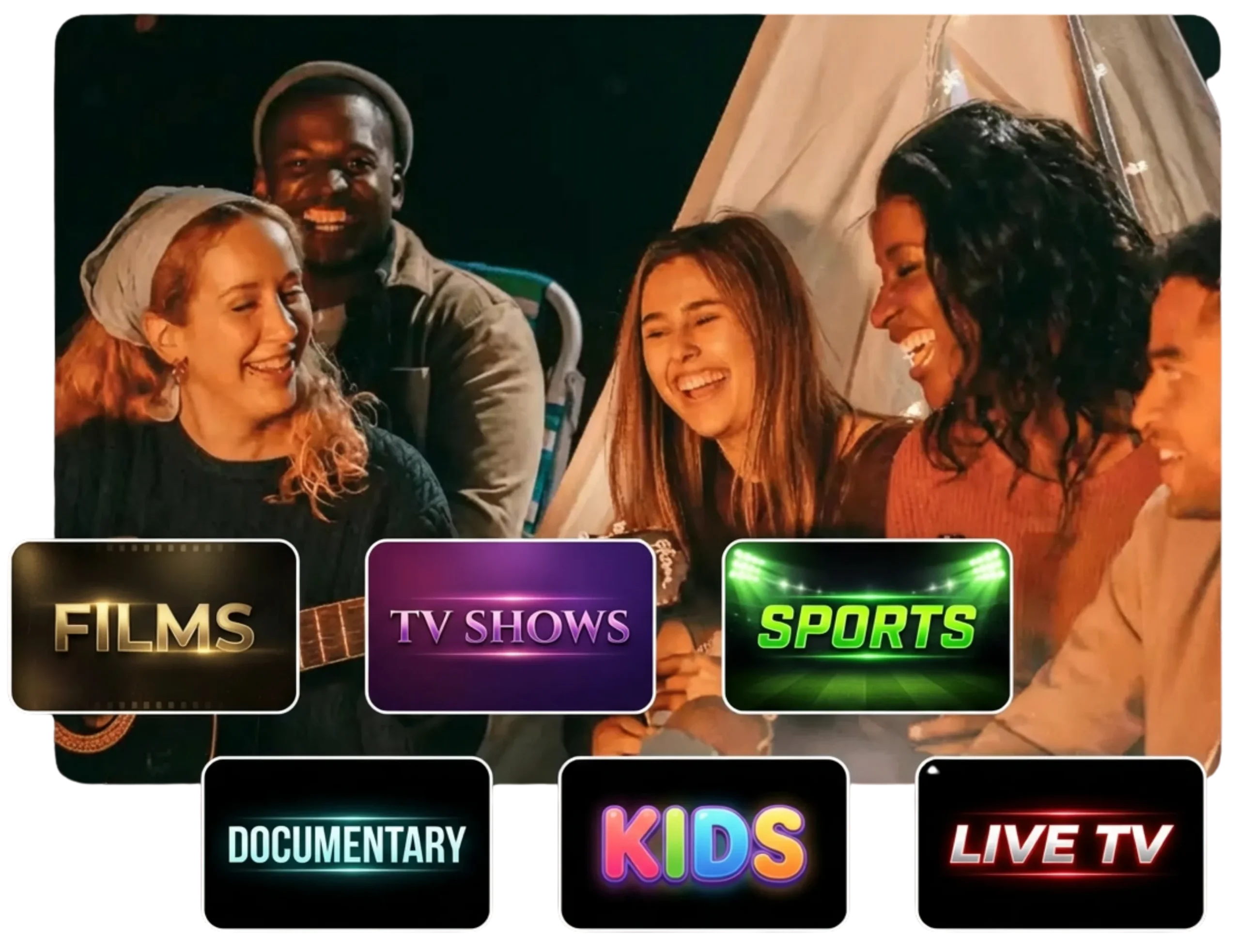 best iptv service vod categories movies series sports kids