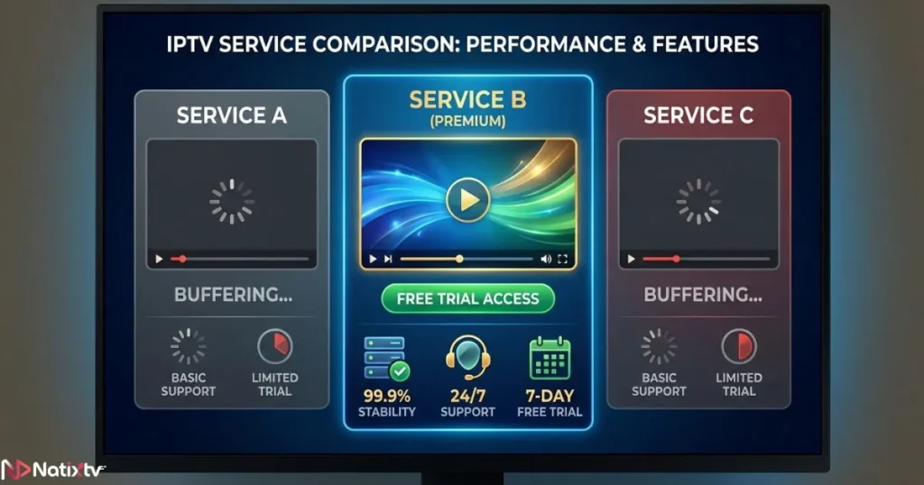 Comparing top IPTV services to find the best IPTV solution