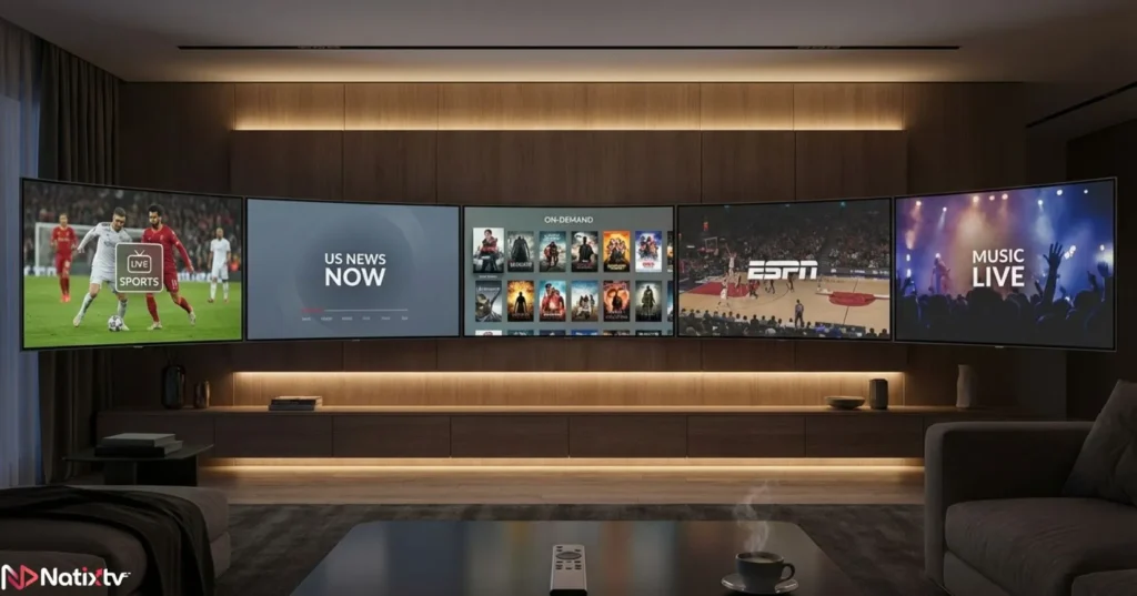 Best IPTV for USA with U.S. live TV channels and sports