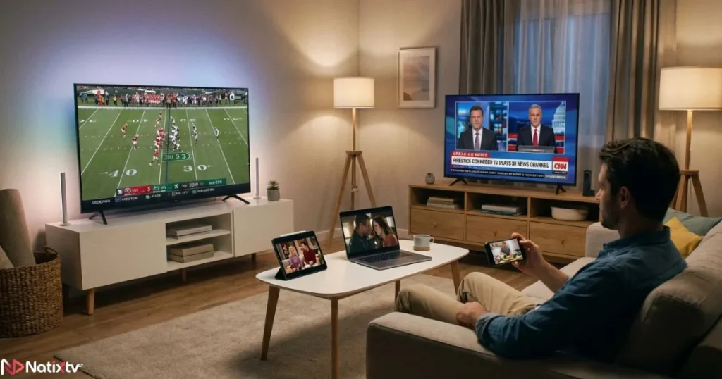 US IPTV providers compatible with smart TVs Firestick and mobile devices