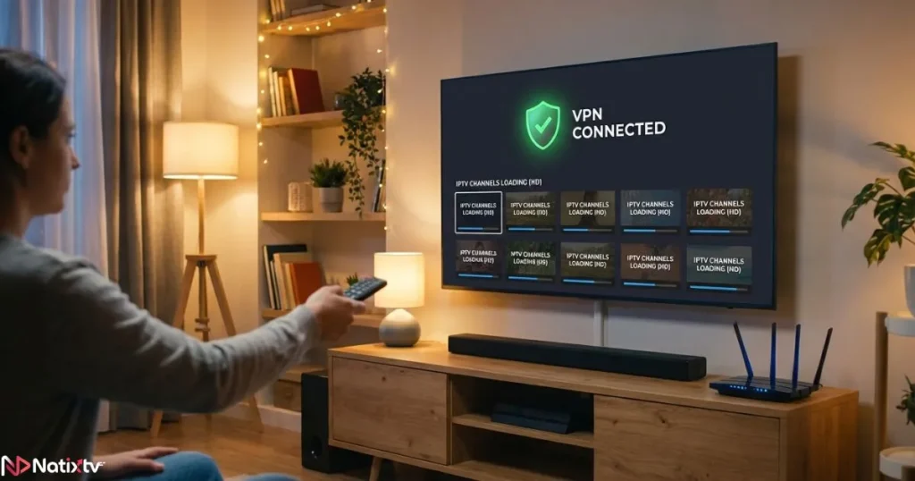 best iptv vpn setup on smart TV for secure IPTV streaming experience