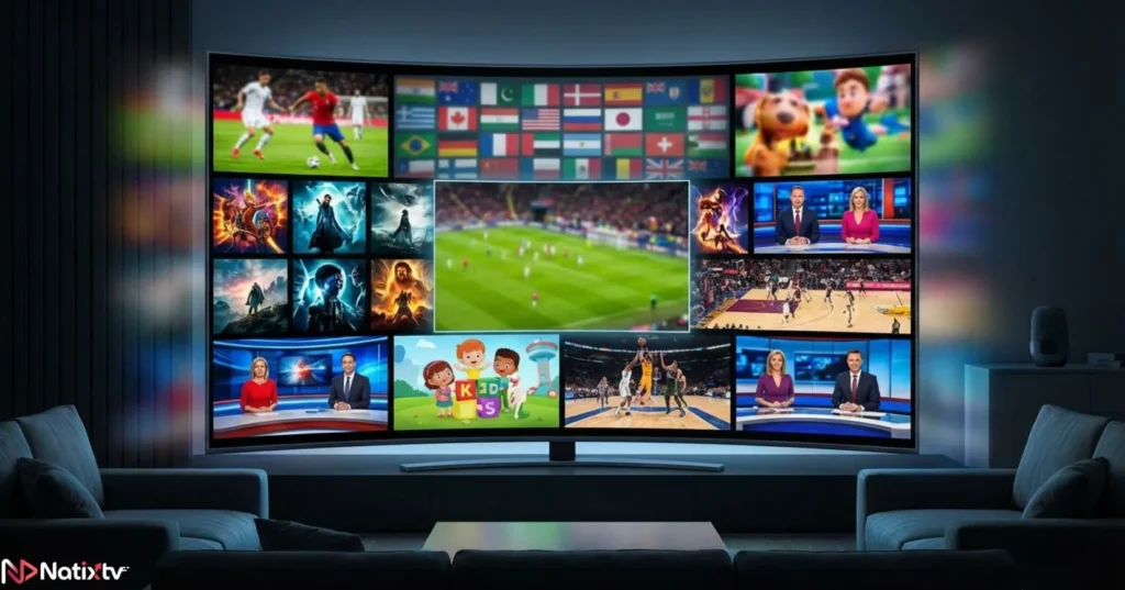 IPTV channels USA offering sports movies and live television
