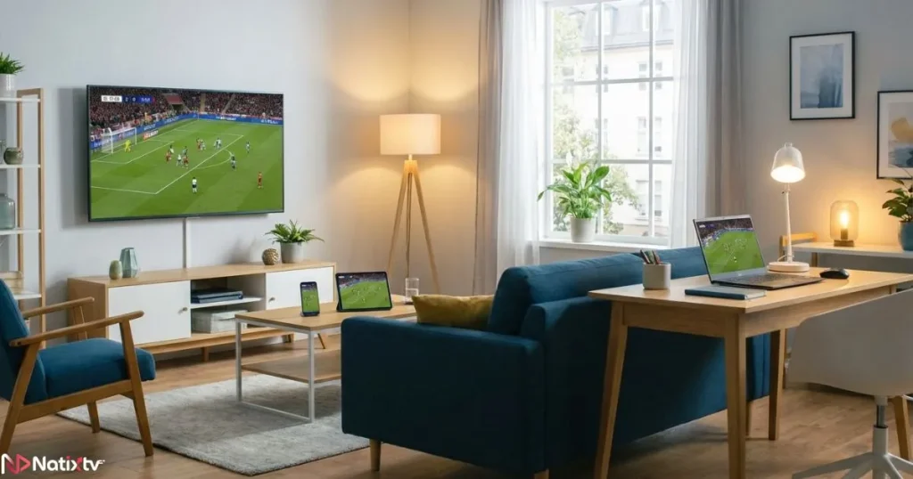 Premium IPTV service working across multiple devices seamlessly