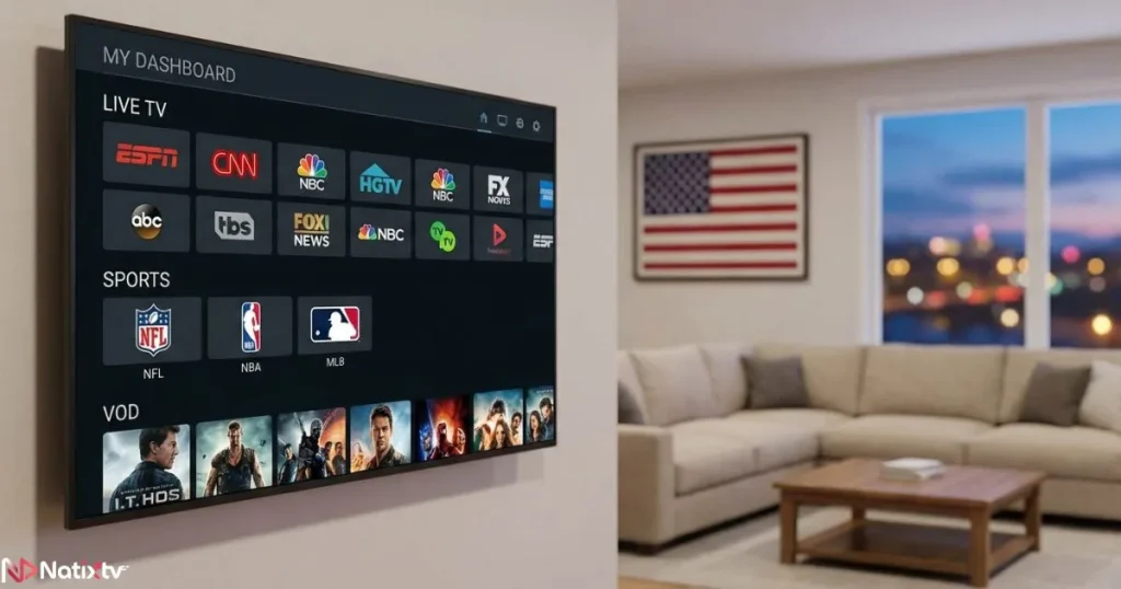 USA IPTV services delivering live TV through smart devices