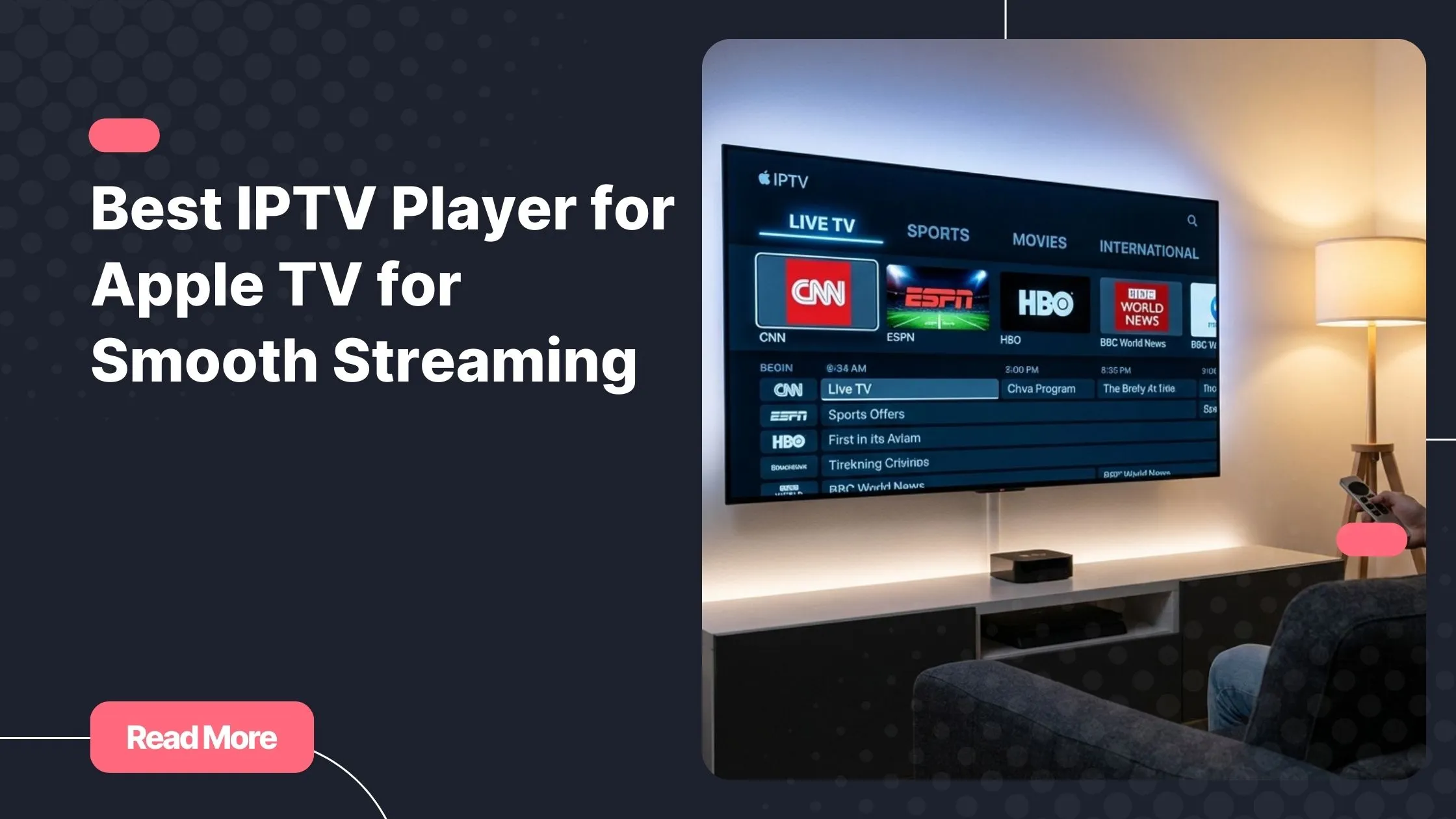best iptv player for apple tv streaming interface on Apple TV