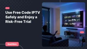 free code iptv safely used on smart TV at home