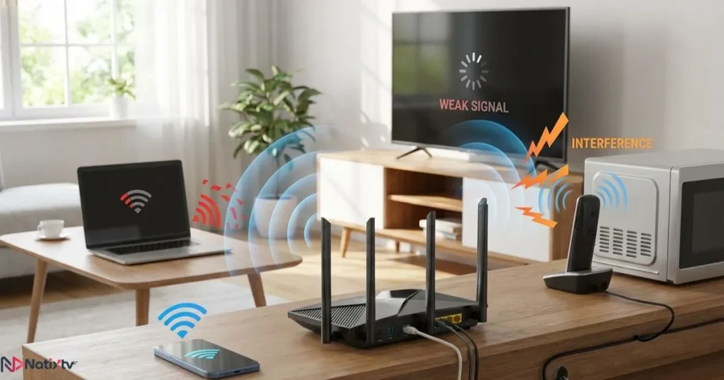unstable internet connection leading to buffering on iptv issues