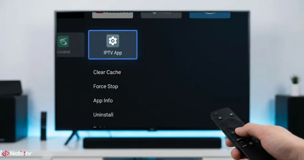 fix iptv smarters issues by clearing cache on android device