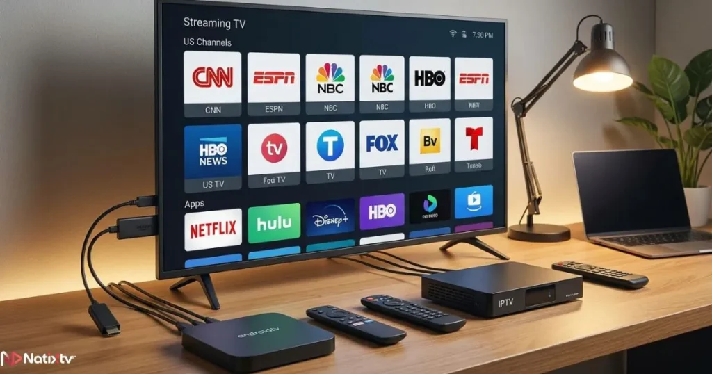 comparison of IPTV box USA devices used for streaming American television channels