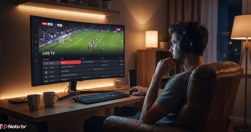 fast iptv pc player streaming live television smoothly on Windows computer