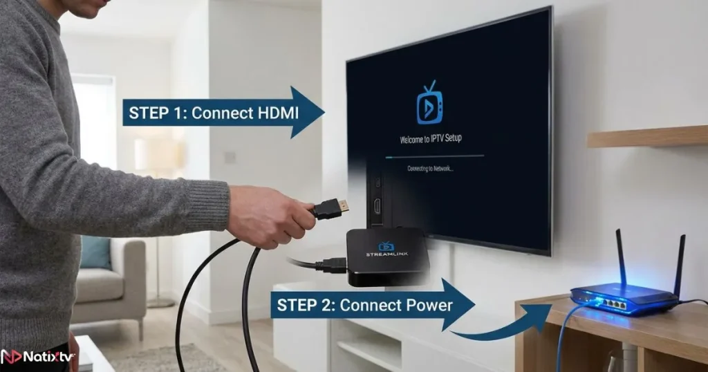 setting up the best iptv box for streaming on a television