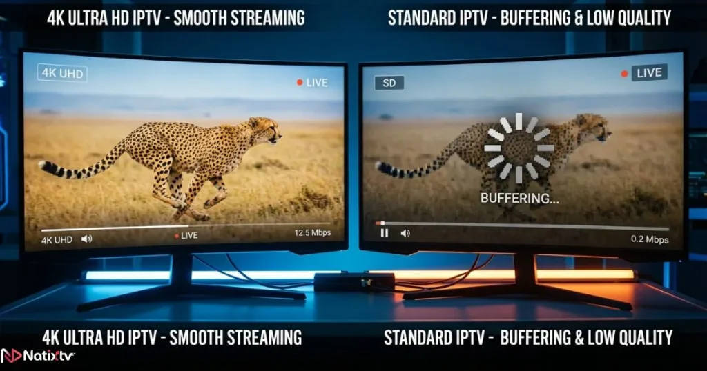 difference between free iptv code and premium IPTV streaming quality