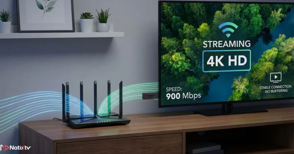 IPTV streaming Fire TV optimized for fast connection