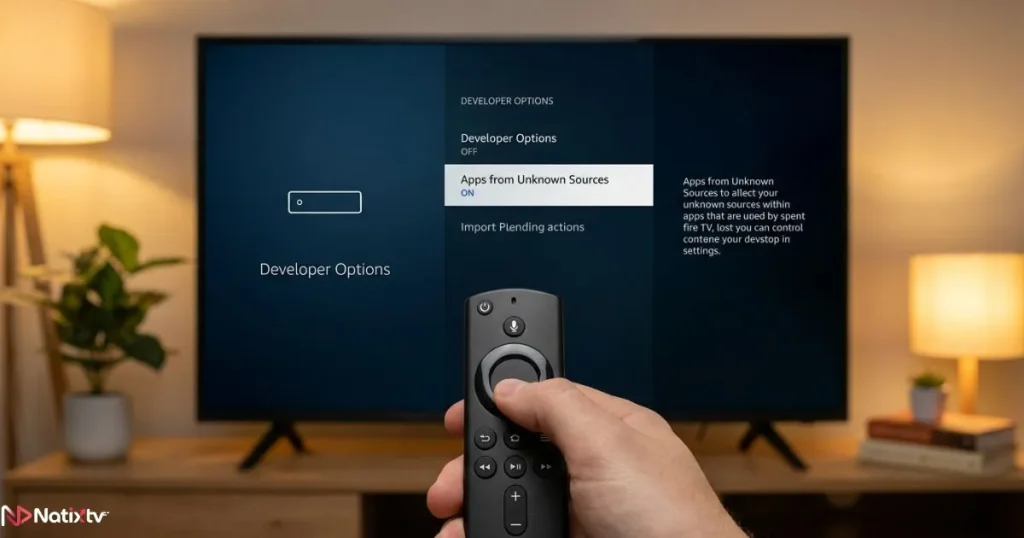 firestick iptv setup enabling apps from unknown sources