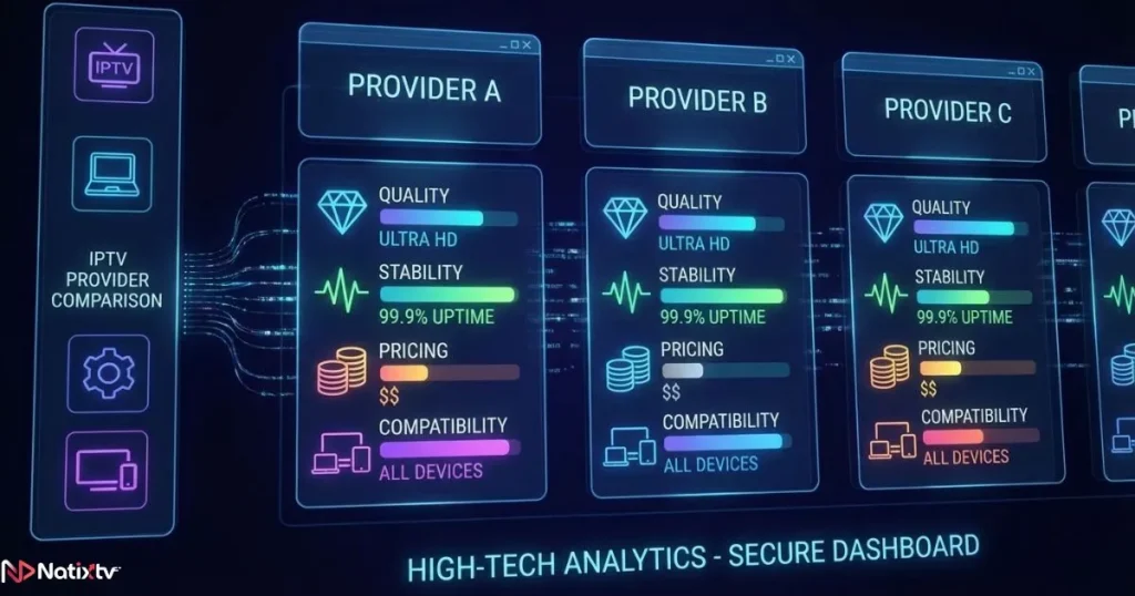 best iptv services comparison with features and device compatibility