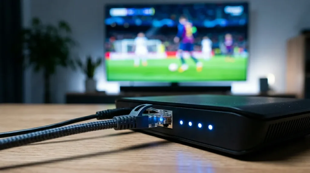 Stable internet connection setup for buffer-free IPTV streaming in Ultra HD