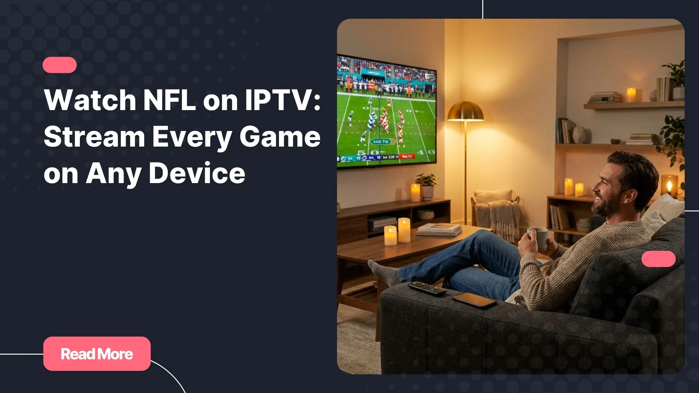 Watching live sports with the best affordable IPTV USA subscription on a 4K Smart TV