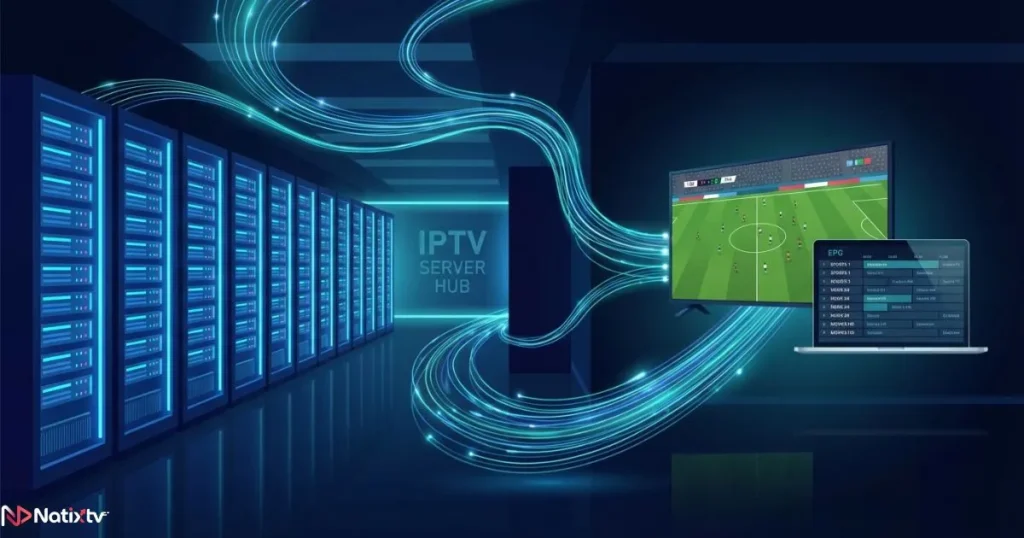 xcodes iptv server infrastructure routing streams to connected devices