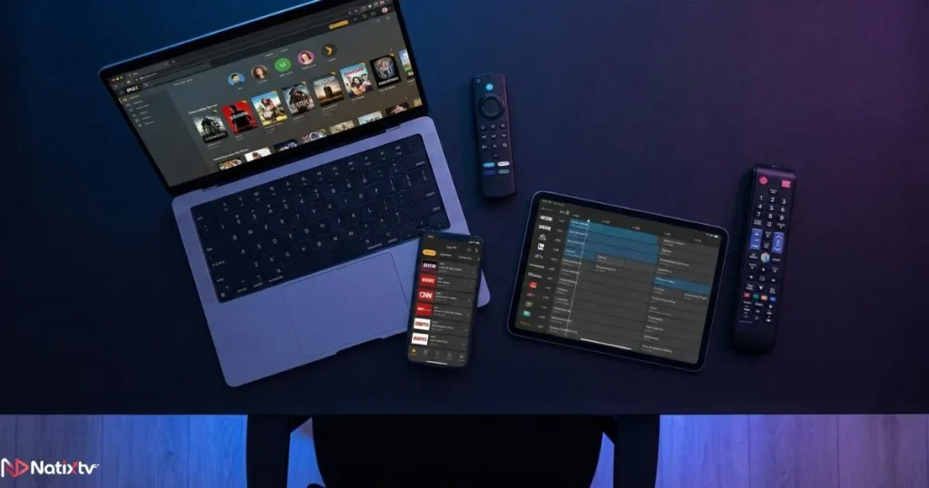 plex iptv setup across multiple devices including firestick tablet and smart tv