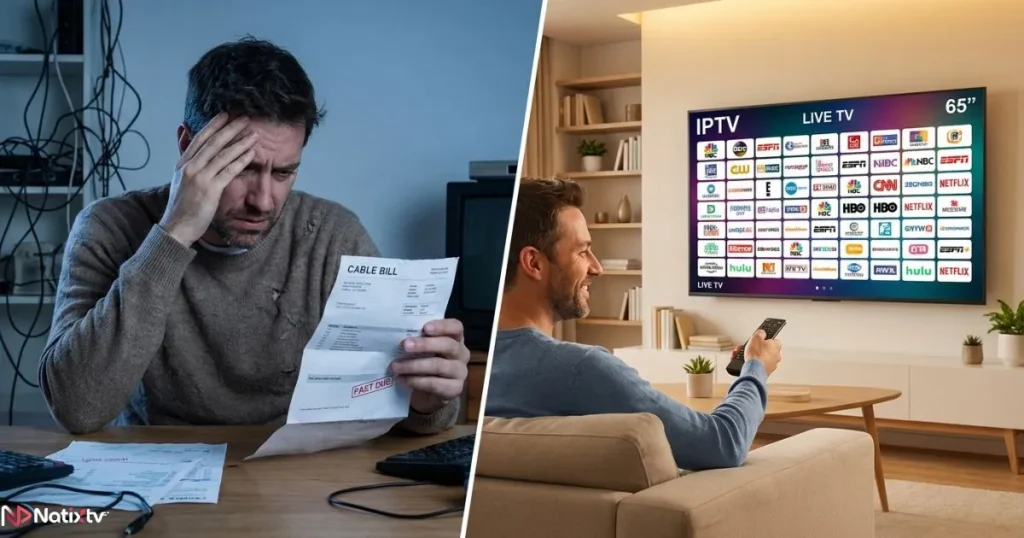 Switching from cable to a cheap IPTV USA subscription to save money on monthly TV bills