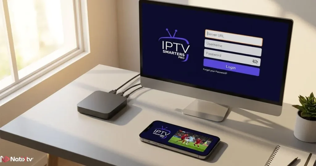 IPTV Smarters setup on Android TV box and smartphone with active subscription