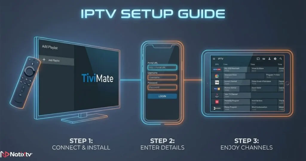 xcodes iptv setup on firestick smartphone and tablet step by step