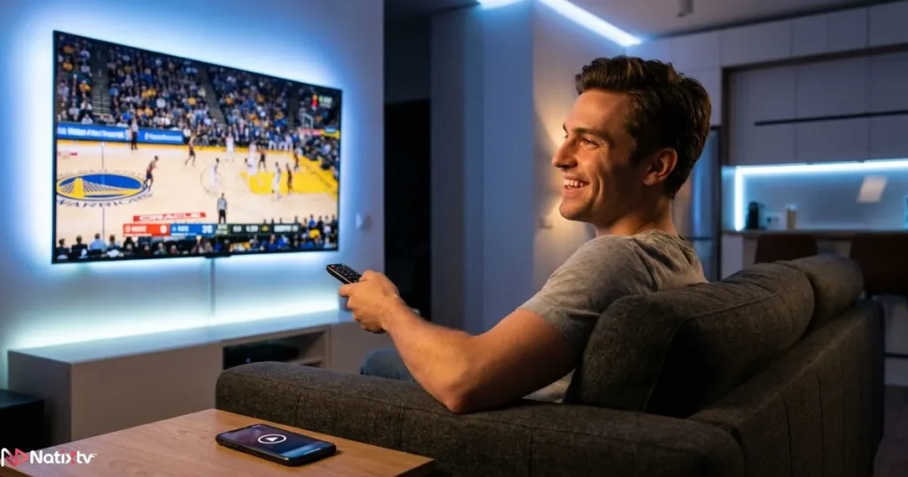 Free IPTV Sleek Trial delivering a premium live streaming experience on TV and mobile
