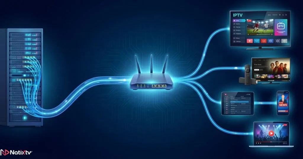 How British IPTV streams UK channels across multiple devices