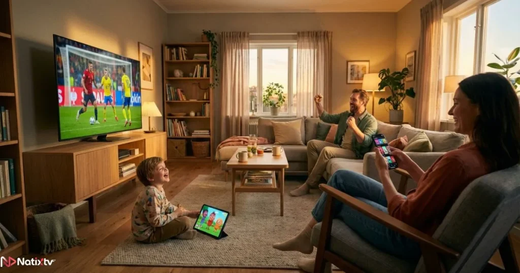IPTV plans compatible with multiple devices for the whole family