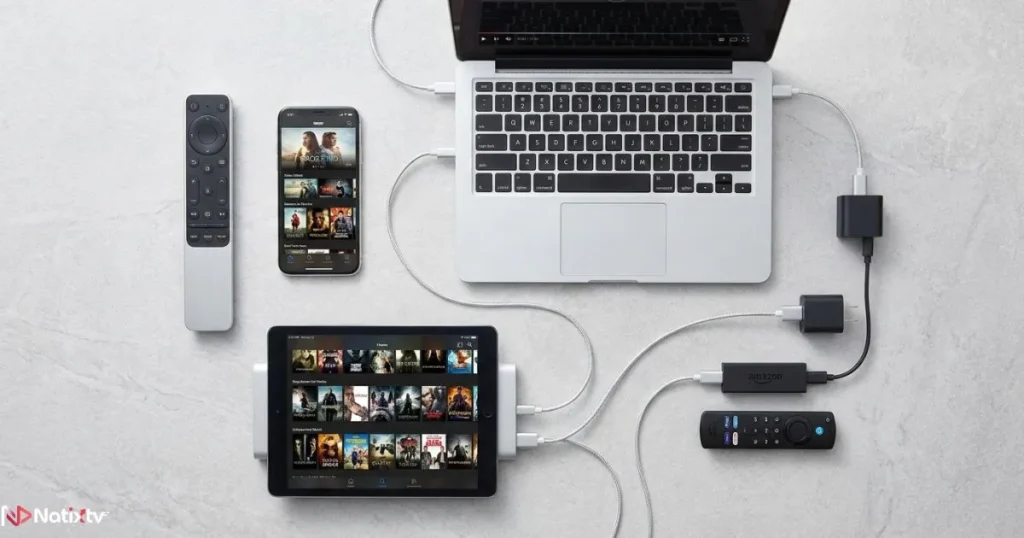 IPTV streaming across multiple devices - Smart TV, mobile, tablet and Firestick