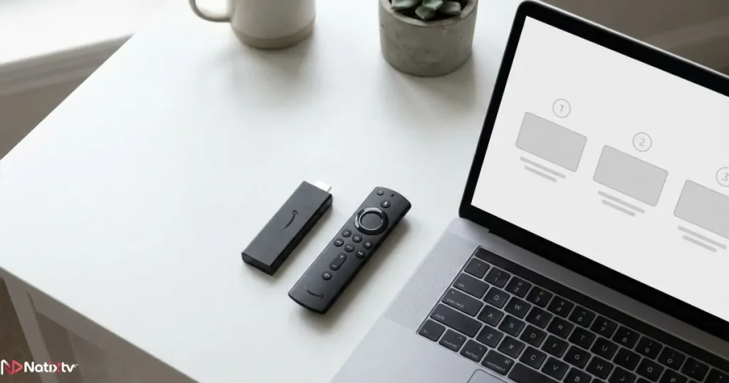 Setting up TiviMate on a Fire TV Stick following an Android IPTV tutorial