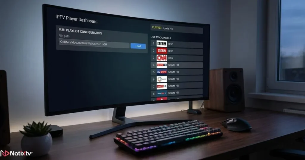 Xcode IPTV player setup using an IPTV subscription and M3U playlist