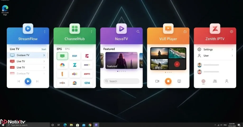 Comparison of the best IPTV player Windows apps for streaming in 2026