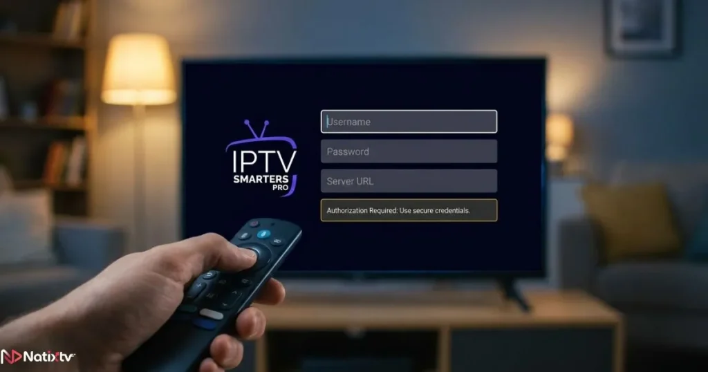 Fixing IPTV login issue by checking IPTV Smarters credentials