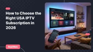 USA IPTV subscription streaming live TV and on-demand content on multiple devices