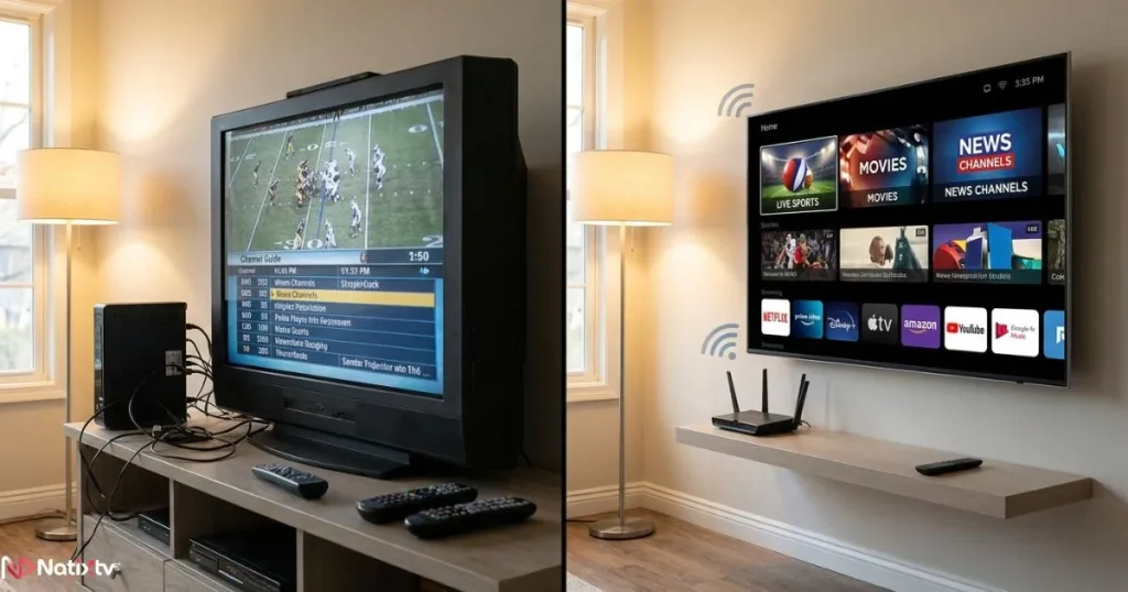 Best USA IPTV compared with traditional cable television services
