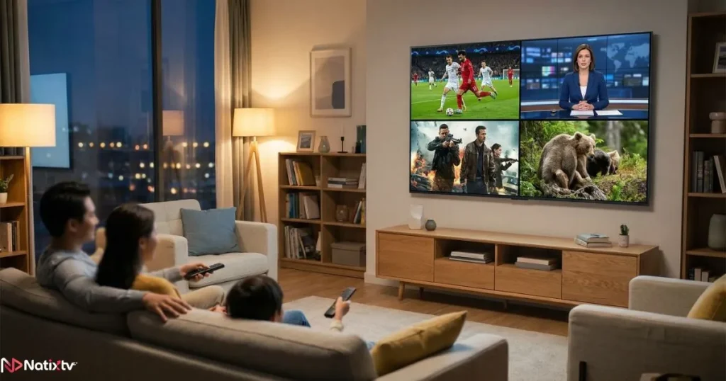Reliable IPTV service providing live television and on-demand entertainment.