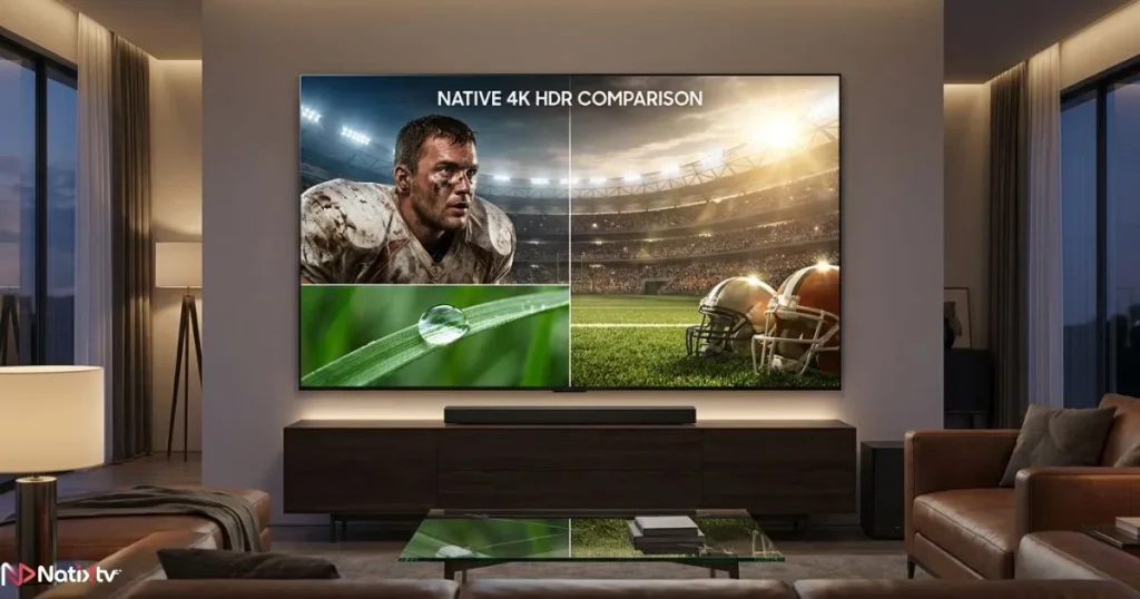 Ultra HD IPTV delivering exceptional 4K picture quality and visual clarity