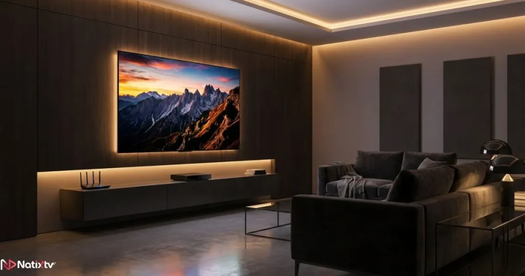 Best IPTV streams displayed on a premium 4K streaming setup