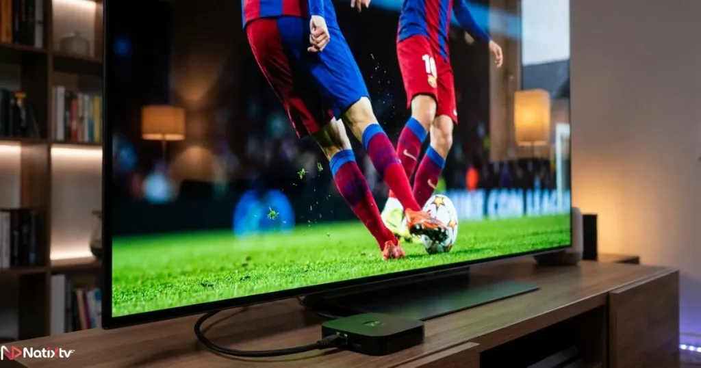 IPTV 4K streaming experience with crystal-clear image quality and HDR support