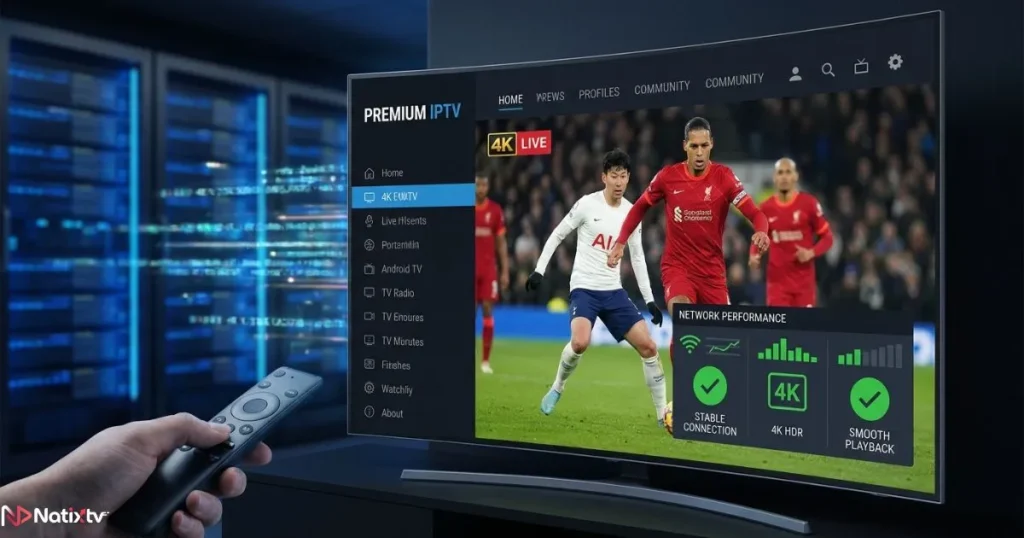 Premium IPTV USA service delivering stable 4K streaming quality