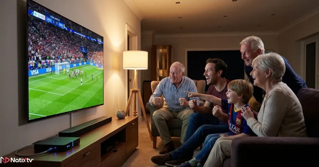 Premium sports IPTV delivering stable IPTV football streaming in 4K quality
