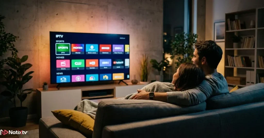 Streaming IPTV on Roku with a full channel library on a home television