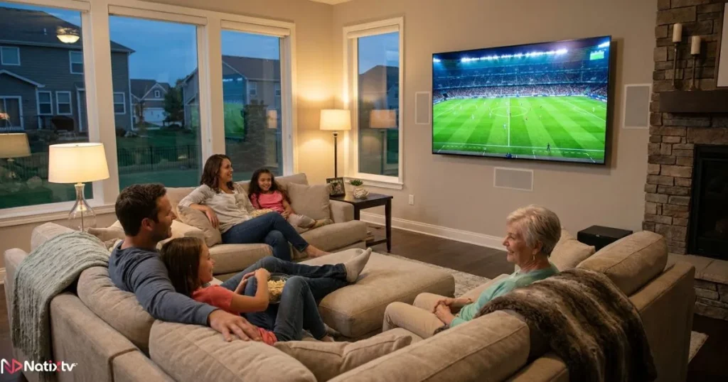 Premium IPTV experience with a stable IPTV service for tivimate during live sports streaming