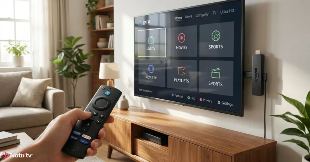 USA IPTV service running on Firestick with easy setup and multi-device compatibility.