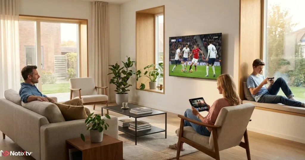 Best IPTV providers USA supporting multi-screen streaming for the entire household.