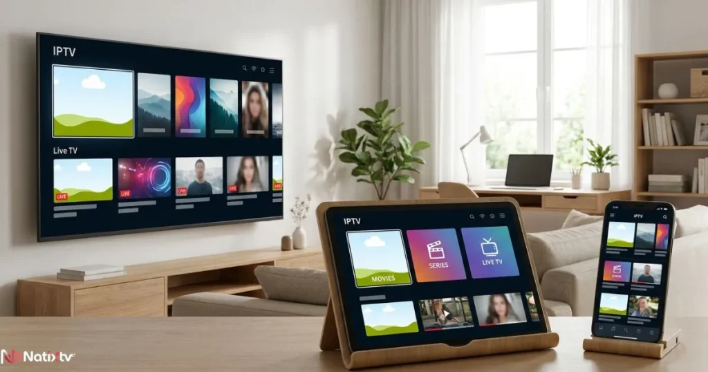 IPTV for Smart TV and multi-device compatibility across screens
