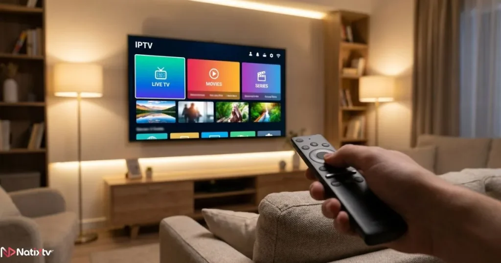 Premium IPTV streaming in HD and 4K on a Smart TV