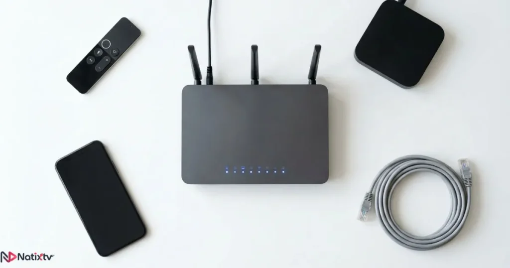 Home network setup for reliable IPTV service streaming on multiple devices